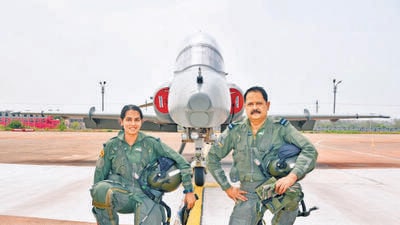 Runs in the family: Fighter pilot father-daughter 1st in Indian military aviation to fly in formation