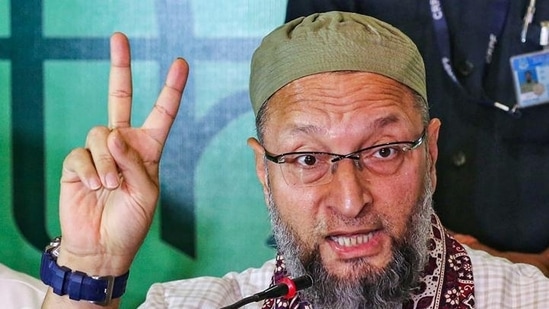 AIMIM president Asaduddin Owaisi.(PTI)