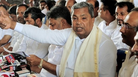 Congress leader Siddaramaiah.(HT Photo) Congress leader Siddaramaiah.(HT Photo)
