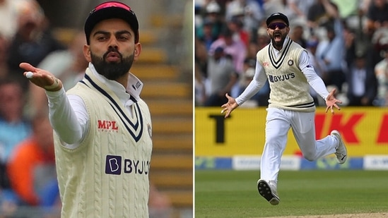 One could say that Virat Kohli's celebrations were a little over the top. &nbsp;(Getty Images)