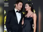Amy Jackson and Ed Westwick walk together at the red carpet. Amy Jackson and Ed Westwick walk together at the red carpet.