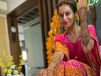 Payal Rohatgi at mehendi ceremony, ahead of her wedding with Sangram Singh. Payal Rohatgi at mehendi ceremony, ahead of her wedding with Sangram Singh.
