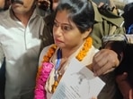 Pallavi Patel shot into the limelight after she defeated deputy chief minister Keshav Maurya in the last Assembly election. Pallavi Patel shot into the limelight after she defeated deputy chief minister Keshav Maurya in the last Assembly election.