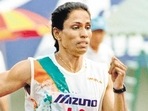 A file photo of Indian athlete PT Usha.(AP) A file photo of Indian athlete PT Usha.(AP)