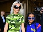 Kim Kardashian trolled for her all-green outfit during Paris Fashion Week: 'Kim has no style. It was always Kanye'(Twitter)