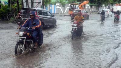 A waterlogged spot near Nanded City in Pune, on Wednesday. With continuous rain in Pune city, residents of areas including Dhanori, Vimannagar, Katraj, Kothrud and Wagholi faced serious inconvenience due to power outage. (HT) A waterlogged spot near Nanded City in Pune, on Wednesday. With continuous rain in Pune city, residents of areas including Dhanori, Vimannagar, Katraj, Kothrud and Wagholi faced serious inconvenience due to power outage. (HT)