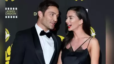 Amy Jackson and Ed Westwick walk together at the red carpet. Amy Jackson and Ed Westwick walk together at the red carpet.
