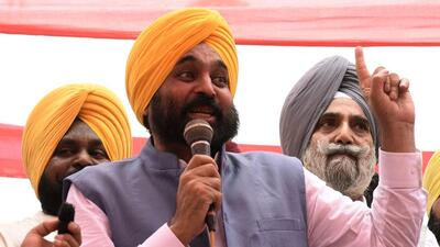 Punjab chief minister Bhagwant Mann will tie the nuptial knot at a private ceremony in Chandigarh on Thursday. (AFP) Punjab chief minister Bhagwant Mann will tie the nuptial knot at a private ceremony in Chandigarh on Thursday. (AFP)