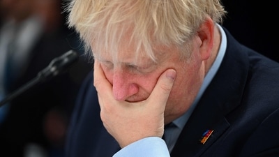 Britain prime minister Boris Johnson (File/Photo by GABRIEL BOUYS/AFP) (AFP)