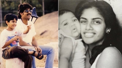 Naga Chaitanya has shared rare pictures featuring his parents.