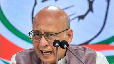 Senior Congress leader Abhishek Manu Singhvi (HT Photo) Senior Congress leader Abhishek Manu Singhvi (HT Photo)