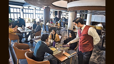 As Central Consumer Protection Authority (CCPA) has prohibited eateries from automatically or by default levying service charges on food bills, restaurateurs feel this isn’t in the welfare of their staff. (Photo: Sanchit Khanna/HT) As Central Consumer Protection Authority (CCPA) has prohibited eateries from automatically or by default levying service charges on food bills, restaurateurs feel this isn’t in the welfare of their staff. (Photo: Sanchit Khanna/HT)