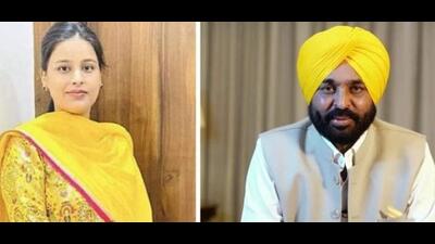 Punjab chief minister Bhagwant Mann will be marrying Dr Gurpreet Kaur at a private ceremony in Chandigarh on Thursday. (HT Photo)
