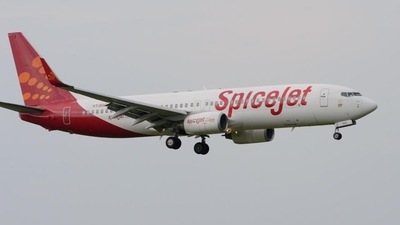 An aircraft of Indian airline Spicejet making a final approach for landing at Indira Gandhi International Airport in New Delhi. (AFP) An aircraft of Indian airline Spicejet making a final approach for landing at Indira Gandhi International Airport in New Delhi. (AFP)