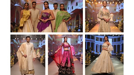 Being true to the essence of the brand, Purva Couture presented the viewers with an aesthetic collection of modern and traditional wear.
