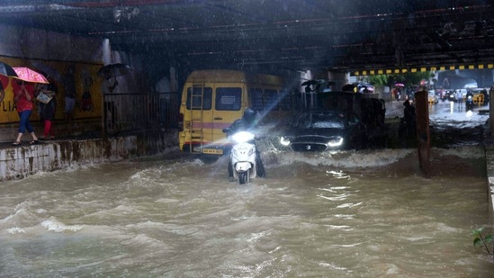 The Central Railway's chief public relations officer Shivaji Sutar in a tweet said, "Train Alert! 9.30AM Trains on all corridors are running."(ANI)