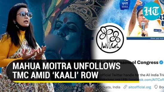 MAHUA MOITRA UNFOLLOWS TMC AMID ‘KAALI’ ROW
