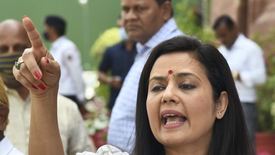 File photo of Trinamool MP Mahua Moitra.(PTI)