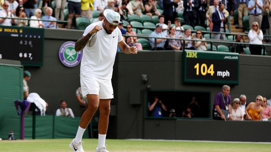 Kyrgios becomes the first Australian man to reach a Grand Slam semi-final for 17 years.(REUTERS)