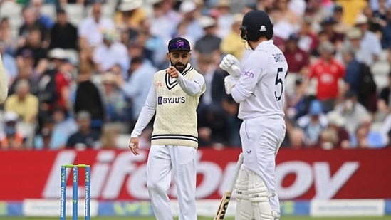 Tempers flared between Virat Kohli and Jonny Bairstow on Day 3.&nbsp;(Getty)