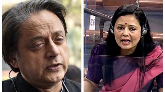 Mohua Moitra Shashi Tharoor : ঠোঁটে সিগার, হাতে শ্যাম্পেনের গ্লাস! শশী  থার