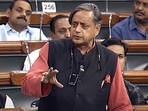 Shashi Tharoor on Thursday clarified that his tweets are his personal opinion.(ANI) Shashi Tharoor on Thursday clarified that his tweets are his personal opinion.(ANI)