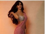 Disha Patani sizzles in a pastel pink saree, silver bralette. Pics inside Disha Patani sizzles in a pastel pink saree, silver bralette. Pics inside