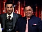 Ranbir Kapoor with his dad Rishi Kapoor. Ranbir Kapoor with his dad Rishi Kapoor.