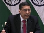 File photo of ministry of external affairs spokesperson Arindam Bagchi.(HT_PRINT) File photo of ministry of external affairs spokesperson Arindam Bagchi.(HT_PRINT)