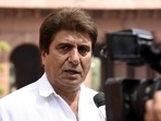 Raj Babbar has allegedly assaulted a polling booth officer.(Sonu Mehta/HT PHOTO) Raj Babbar has allegedly assaulted a polling booth officer.(Sonu Mehta/HT PHOTO)