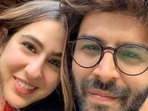 Sara Ali Khan and Kartik Aaryan in a pic from the time when they worked together on Love Aaj Kal. Sara Ali Khan and Kartik Aaryan in a pic from the time when they worked together on Love Aaj Kal.