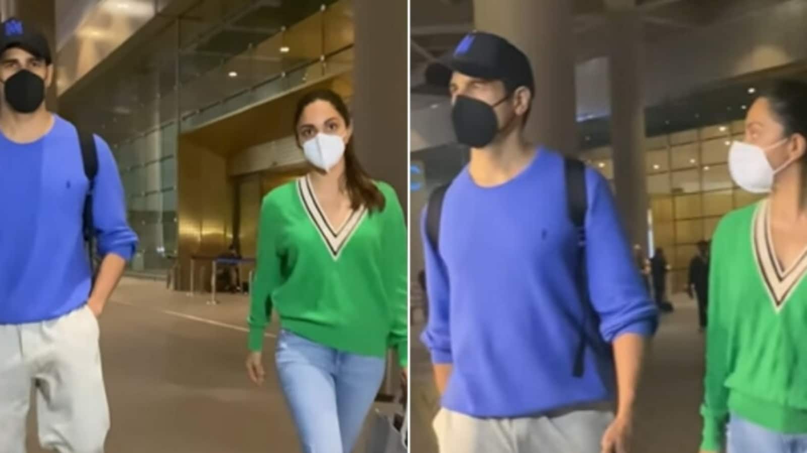 You are currently viewing Kiara Advani, Sidharth Malhotra spotted together at Mumbai airport. Watch