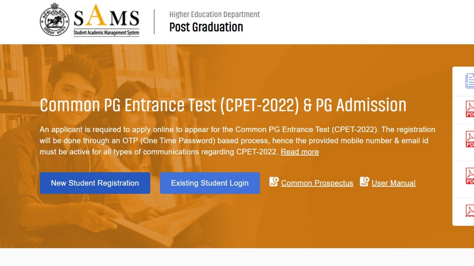 Odisha CPET 2022 examination schedule released at pg.samsodisha.gov.in