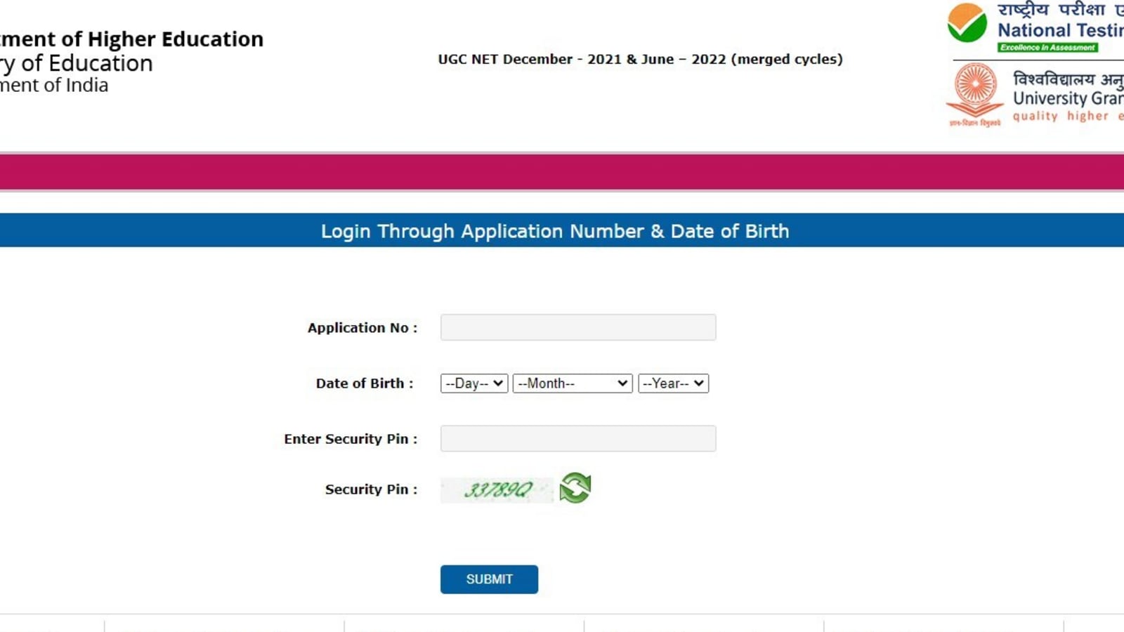 UGC NET 2022 admit cards released for July 9 exams on ugcnet.nta.nic.in