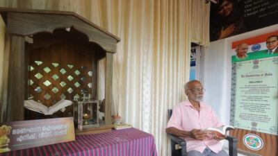 The small shrine is spread over three cents of land (one cent is equivalent to 436 sq feet). (HT photo | Vivek R Nair) The small shrine is spread over three cents of land (one cent is equivalent to 436 sq feet). (HT photo | Vivek R Nair)