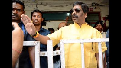 Jharkhand chief minister Hemant Soren. (ANI)