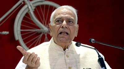 Opposition's Presidential candidate Yashwant Sinha addresses a joint press conference in Lucknow on Thursday. (ANI) Opposition's Presidential candidate Yashwant Sinha addresses a joint press conference in Lucknow on Thursday. (ANI)