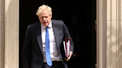 British Prime Minister Boris Johnson. (REUTERS)
