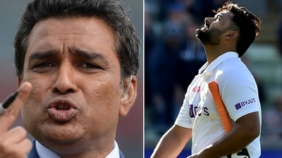 Sanjay Manjrekar and Rishabh Pant (Getty | AP)