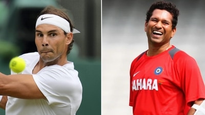 Rafael Nadal and Sachin Tendulkar (AP | Getty Images) Rafael Nadal and Sachin Tendulkar (AP | Getty Images)