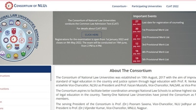 CLAT 2022: 2nd provisional list released at consortiumofnlus.ac.in