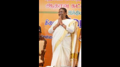 NDA presidential candidate Droupadi Murmu is a former Jharkhand governor. (FILE PHOTO)