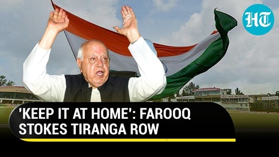 'Keep Tiranga at home': Farooq Abdullah sparks fury; BJP calls him ‘traitor’