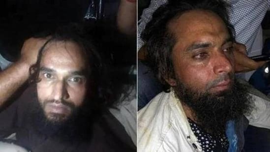 The photos of Mohammad Riyaz Akhtari, the prime accused in the Udaipur tailor murder case. (Sourced)