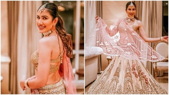 Sonnalli Seygall set the ethnic fashion bar higher for us. The actor shares a slew of pictures from one of the weddings that she attended in a stunning lehenga and made us drool, yet again. The actor keeps slaying fashion game every now and then. A day back, Sonnalli decked up in a perfect wedding ensemble and gave us fresh goals to conquer.(Instagram/@sonnalliseygall)
