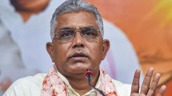 BJP national vice president Dilip Ghosh. (PTI,) BJP national vice president Dilip Ghosh. (PTI,)