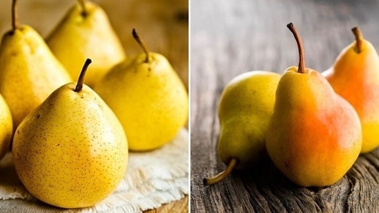 Has anticancer properties: Consumption of pear on a regular basis prevents the danger of bladder, lungs and esophageal cancer. Pears contain ursolic acid that inhibits aromatase activity thereby preventing cancer. Isoquercitrin present in fruit maintains DNA integrity.(Pinterest)