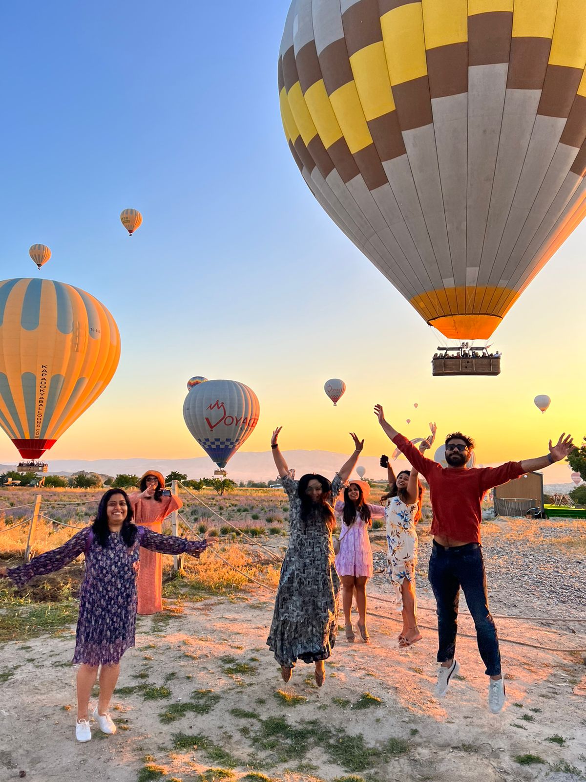 Rohit Khattar (extreme right) with a group of solo women travellers in Turkey