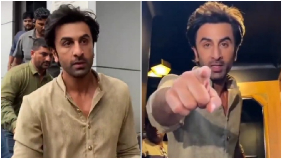 Ranbir Kapoor reacted to paparazzi, who congratulated the to-be-father. Ranbir Kapoor reacted to paparazzi, who congratulated the to-be-father.