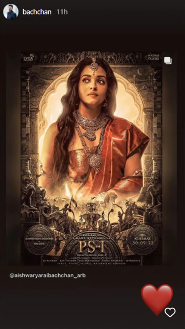 Aishwarya Rai plays Queen Nandini in filmmaker Mani Ratnam's Ponniyin Selvan Part 1. Aishwarya Rai plays Queen Nandini in filmmaker Mani Ratnam's Ponniyin Selvan Part 1.